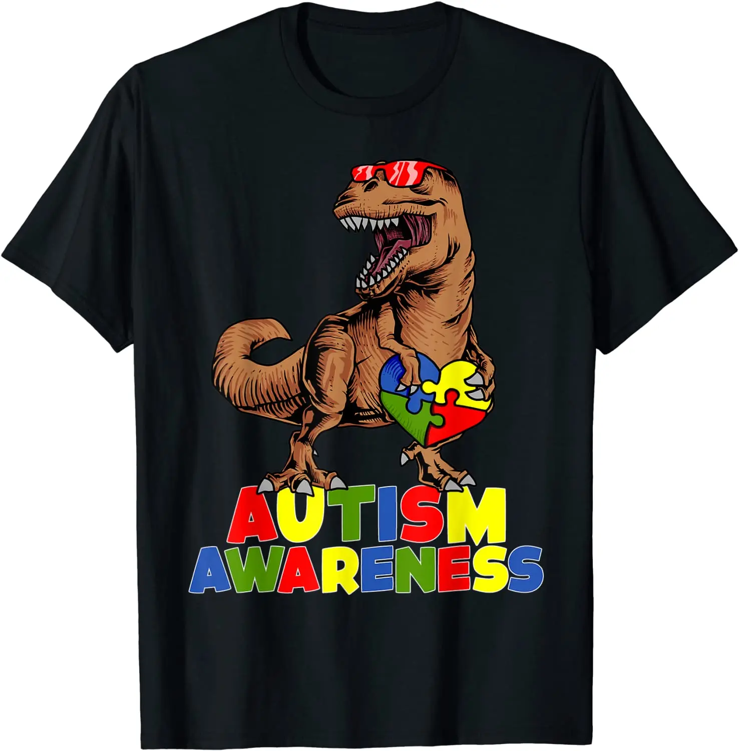 

Рубашка для осведомленности об аутизме, Детская Хлопковая Повседневная футболка для мальчиков с пазлами, милые мужские повседневные футболки