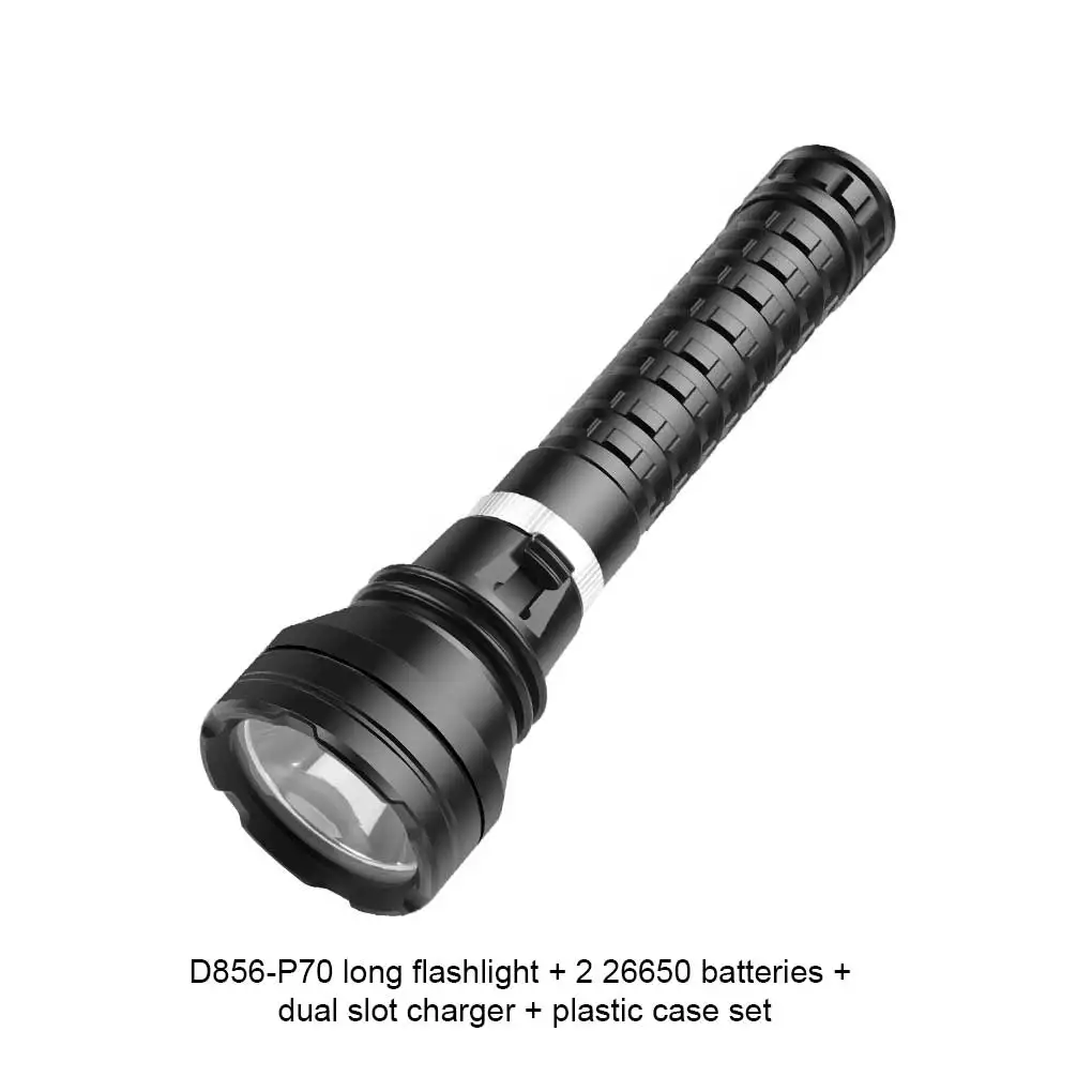 

Flashlight Diving XHP70 Smart Reminder Underwater Torch Rechargeable Magnetic Switch Outdoor Lighting Hiking Type