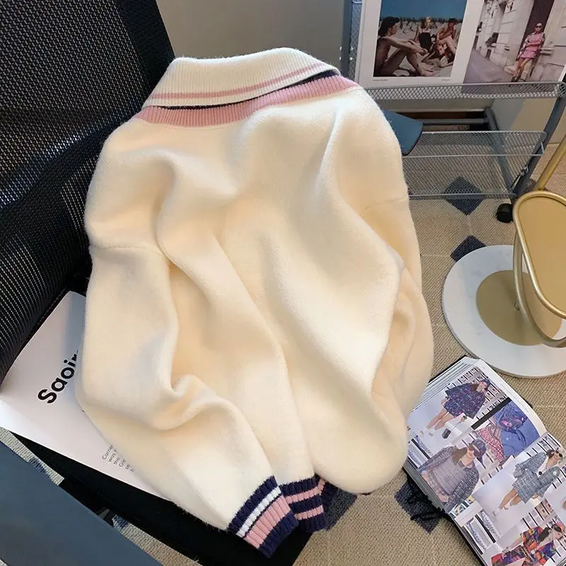 Новинка 2023 весеннее платье с Отделом молока женский свитер в стиле преппи