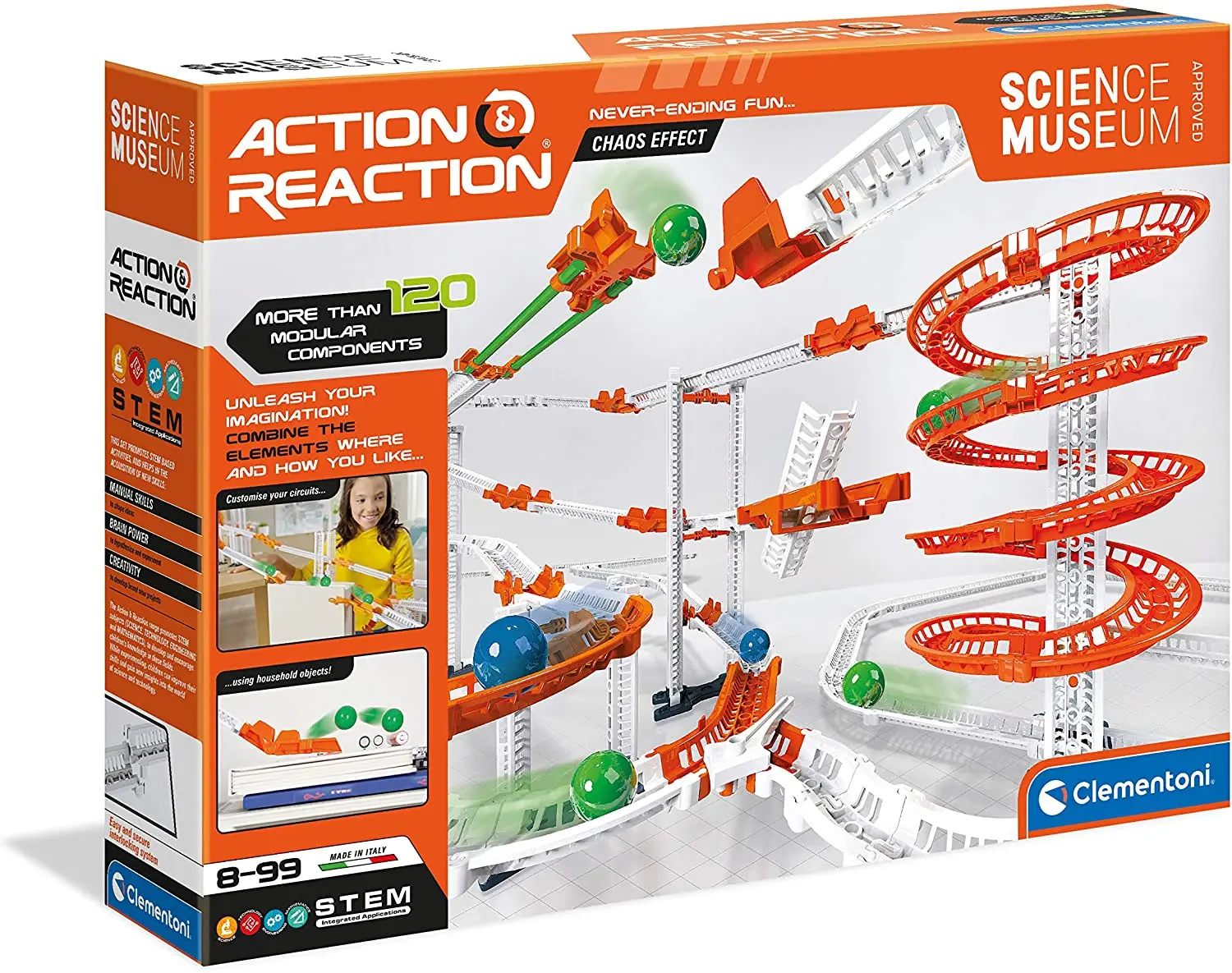 Clementoni - 61730EN действие и реакция-эффект хаоса научная игрушка для возраста 8 лет