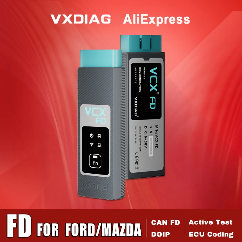 VXDIAG FD для Ford/Mazda 2-в-1 автомобильный диагностический инструмент поддержка всех