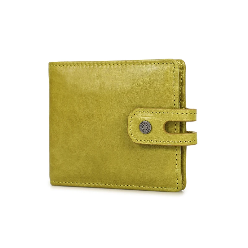 

Contact'S Genuine Leather Wallets Women Short Mini Purse Ladies Hasp Soild Billfold Coin Pocket Credit Card Holder