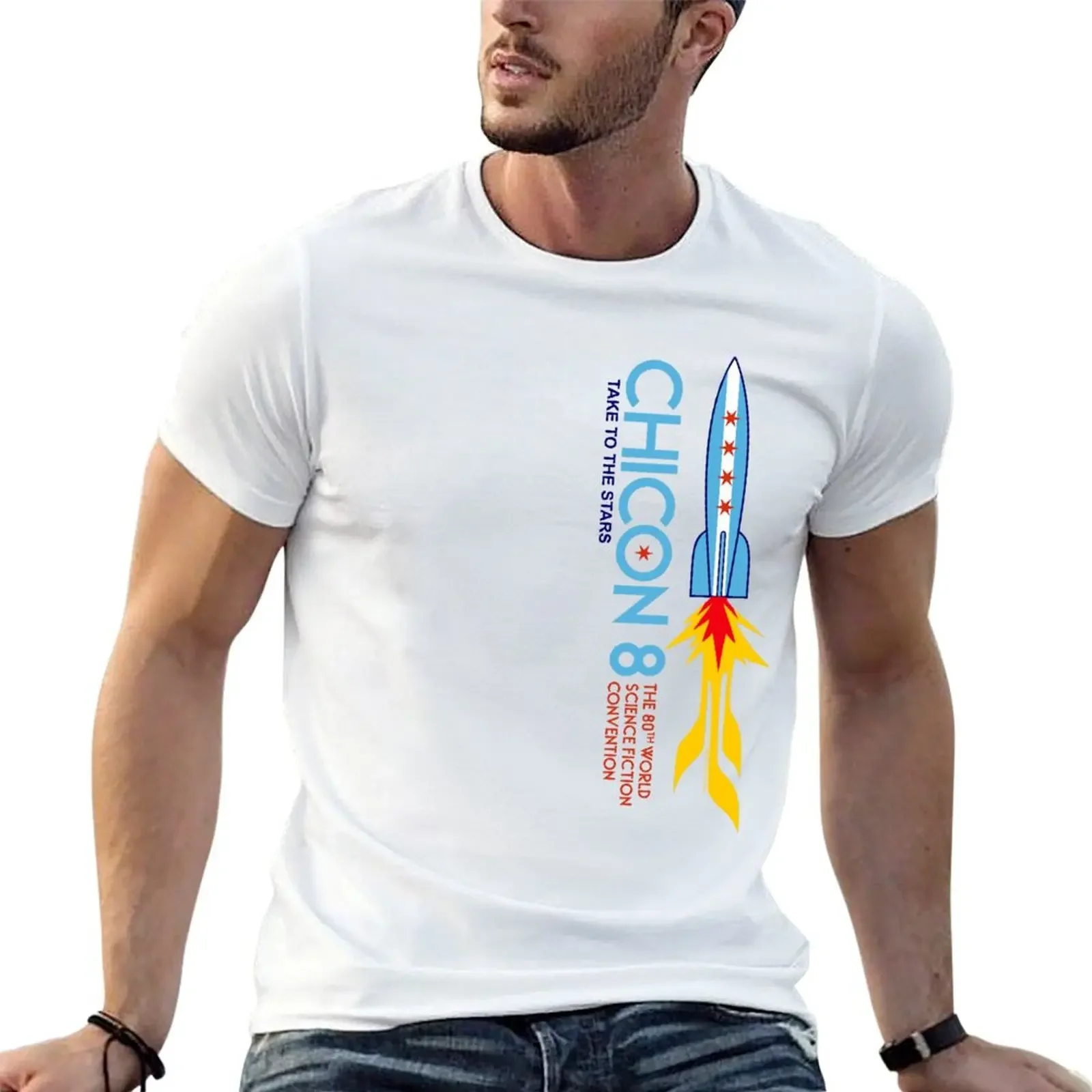 Футболка Chicon 8: Take to the Stars (Blastoff) винтажная футболка с рисунком мужские футболки