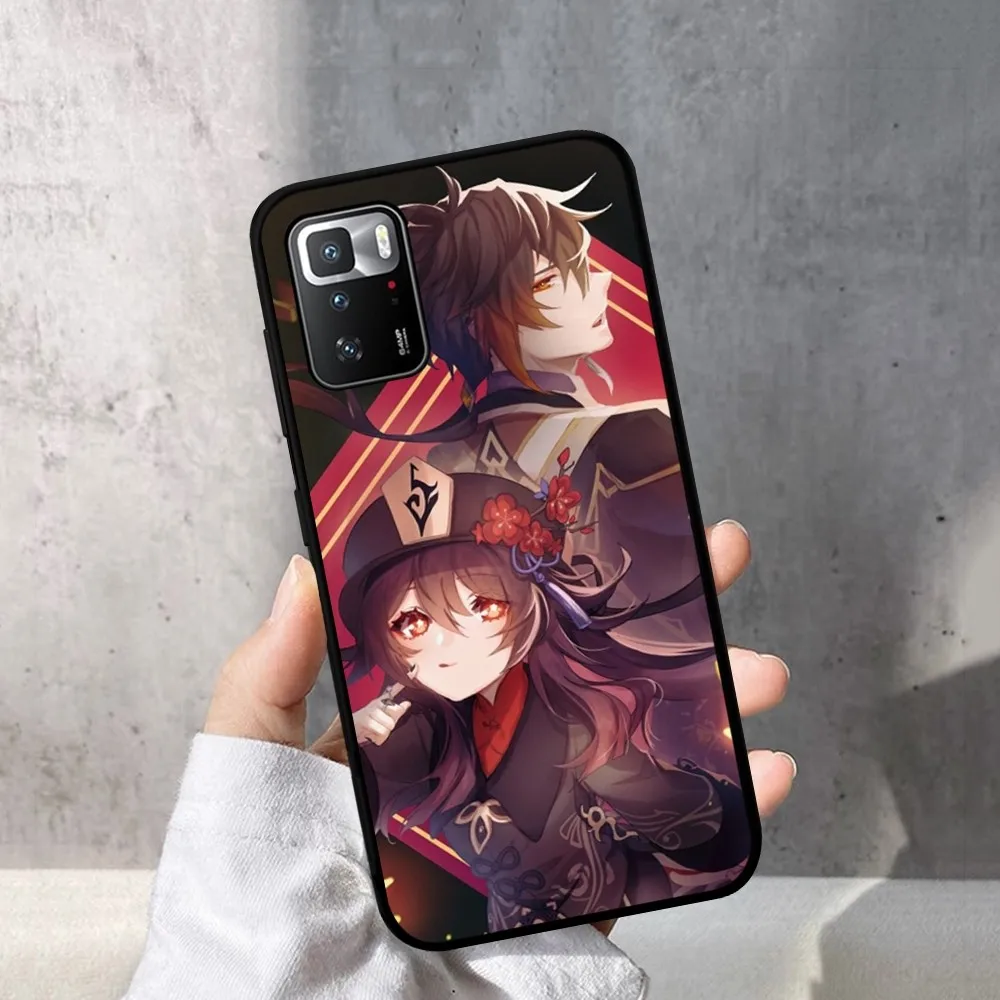 Чехол для телефона Genshin Impact Hu Tao Redmi Note 4X5 A 6 7 8 T 9 9S 10 11 11S 11Epro Poco M3 Pro