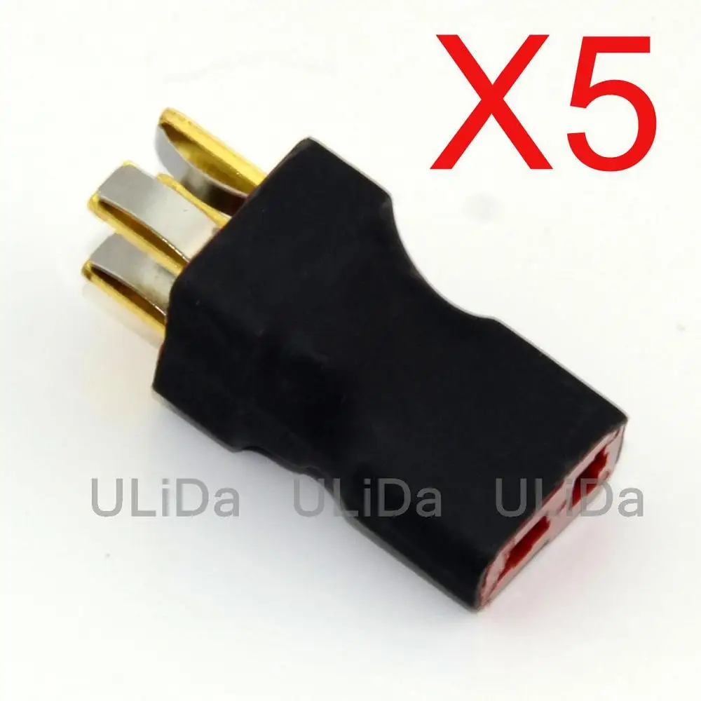 

5x Wireless Deans Style Parallel Battery Connector 2 Ultra T-Plug Male to 1 Female
