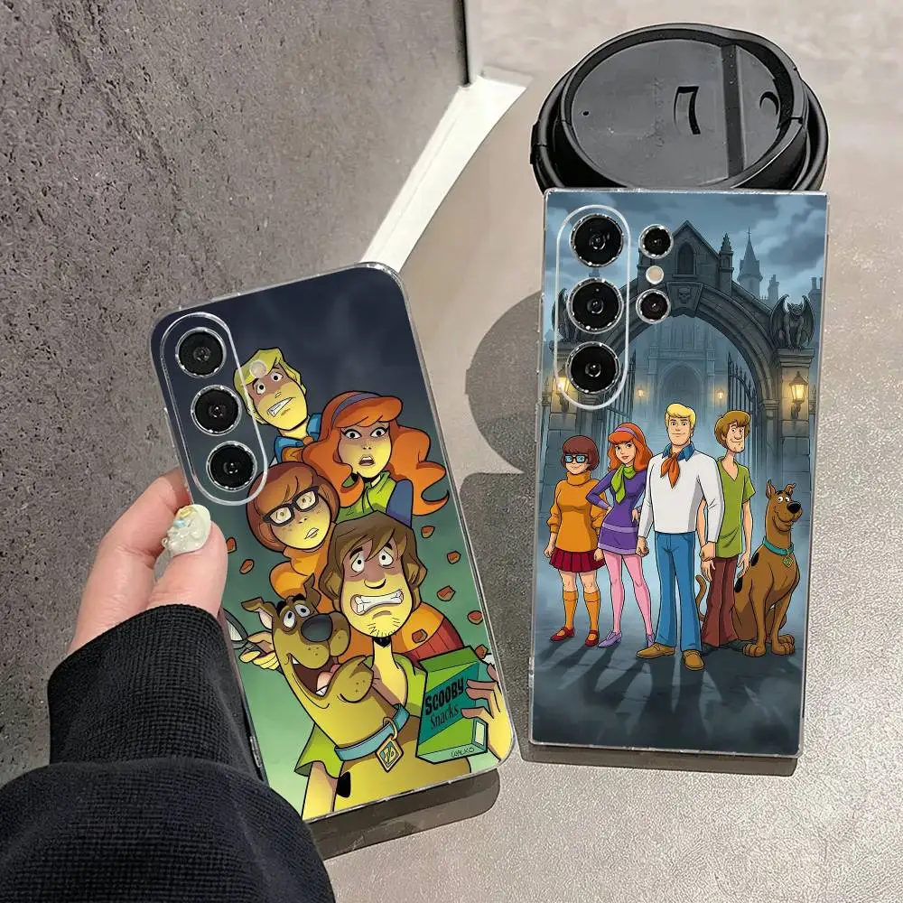 Фото Чехол для телефона S-Scooby-Doo для Samsung S25, S24, S21, S22, S23, S30, Ultra, S20, Plus, Fe, Note, 10, 9, 5G, прозрачный №1