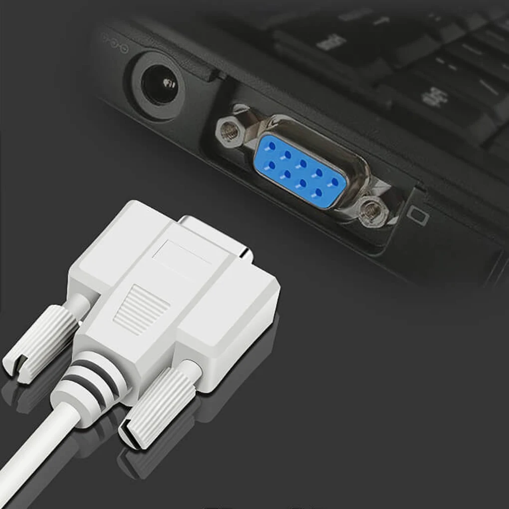 

Universal 1.5/3/5M F/F Serial RS232 Null Modem Cable Female to Female DB9 FTA Cross Connection 9 Pin COM Data Cable Converter