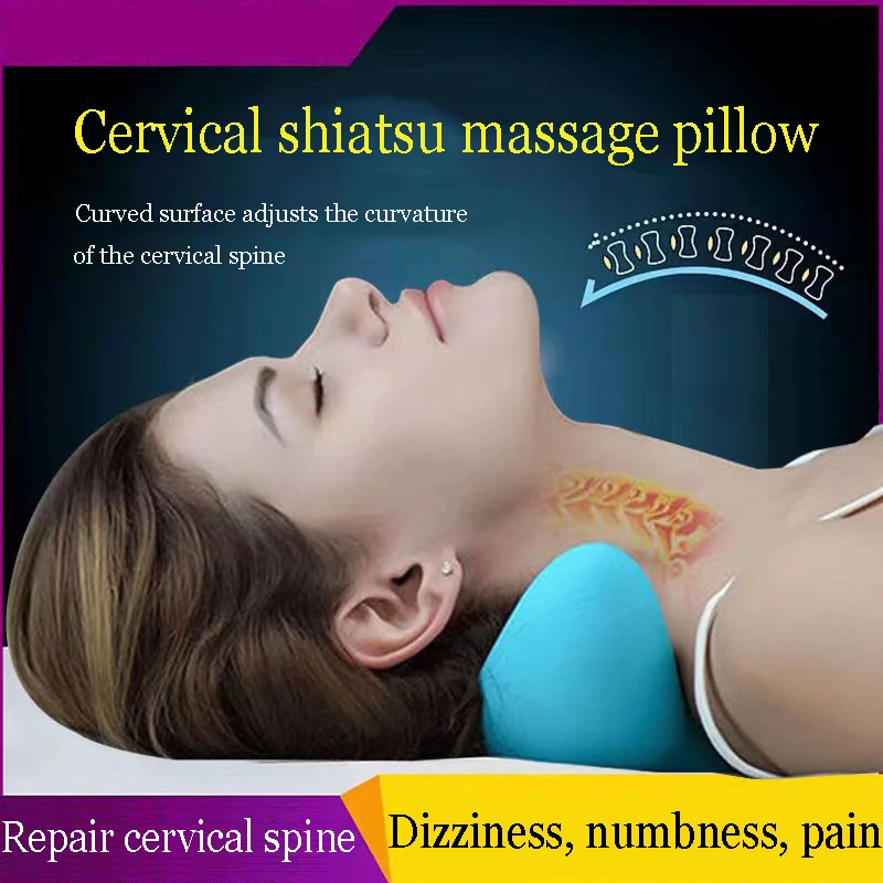 

Neck Massager Deep Muscle Massage Relaxation Pain Relief Dizziness Hand Numbness Home Neck Support Traction Corrector
