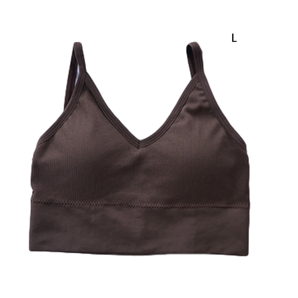 

Сексуальные укороченные топы без рукавов, Спортивное нижнее белье, топ на бретельках, бюстгальтер, Бралетт, цвет кожи, M