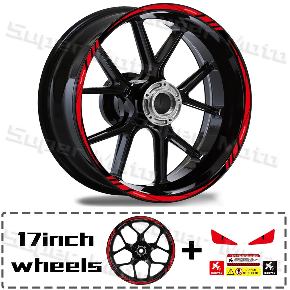 

12 "13 "14" 15 "16" 17 "18" дюймов светоотражающая наклейка на обод мотоцикла, полоса ступицы колеса, наклейка на шину, лента для Kawasaki Suzuki Honda YAMAHA