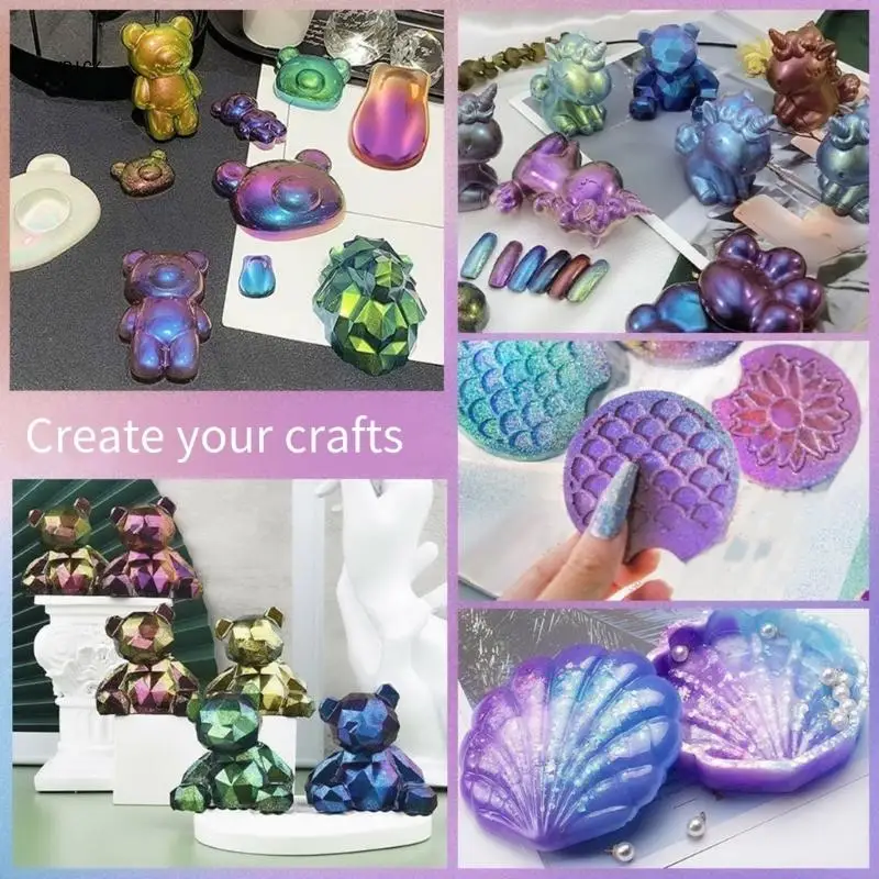 Смоляные пигменты слюдяный порошок товары для искусства аксессуары дизайна