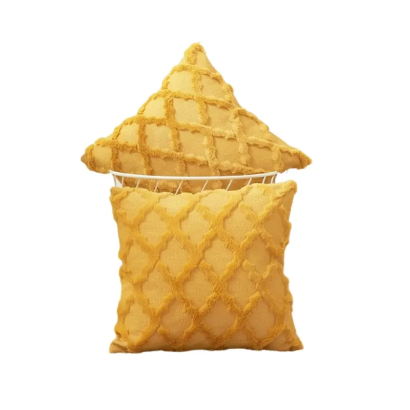 

Inyahome Pack of 2 Soft Plush Decorative Pillows Cover Faux Wool Throw Pillowcase for Bed Couch Outdoor Patio Furniture Cojine