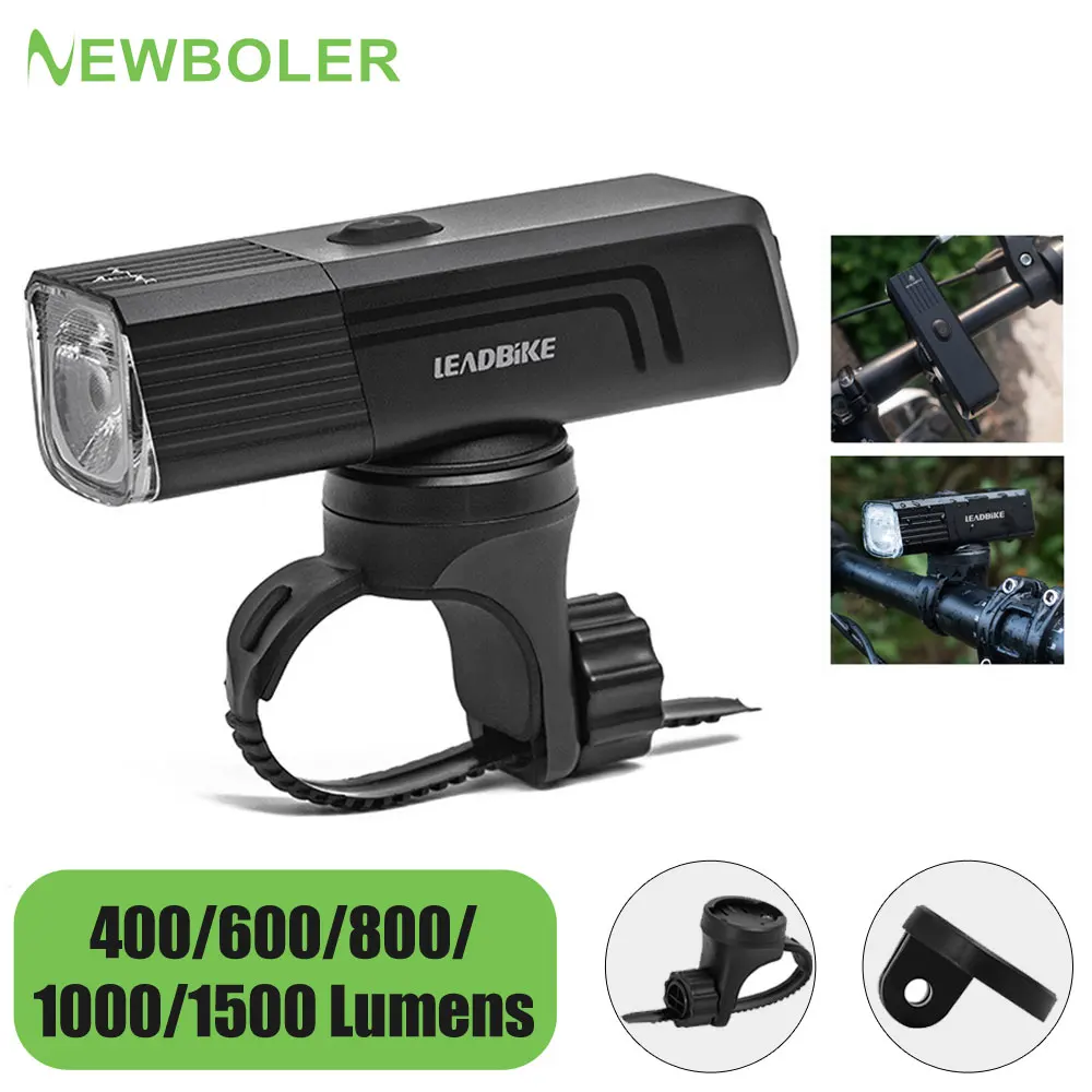 

Велосипедный фонарь NEWBOLER, 400/600/800/1000/1500 люмен, велосипедная фара Type-C, зарядка, велосипедный фонарь, передний фонарь, горный шоссейный велосип...