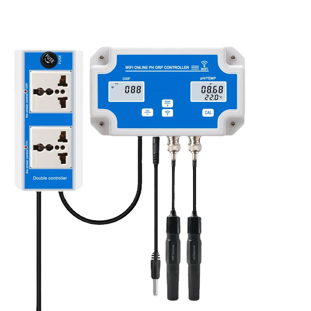 

Smart Tuya Wifi ORP Meter -2000~+2000mv Monitoring Controller Online PH Meter with Data Logger Function for Hydroponics