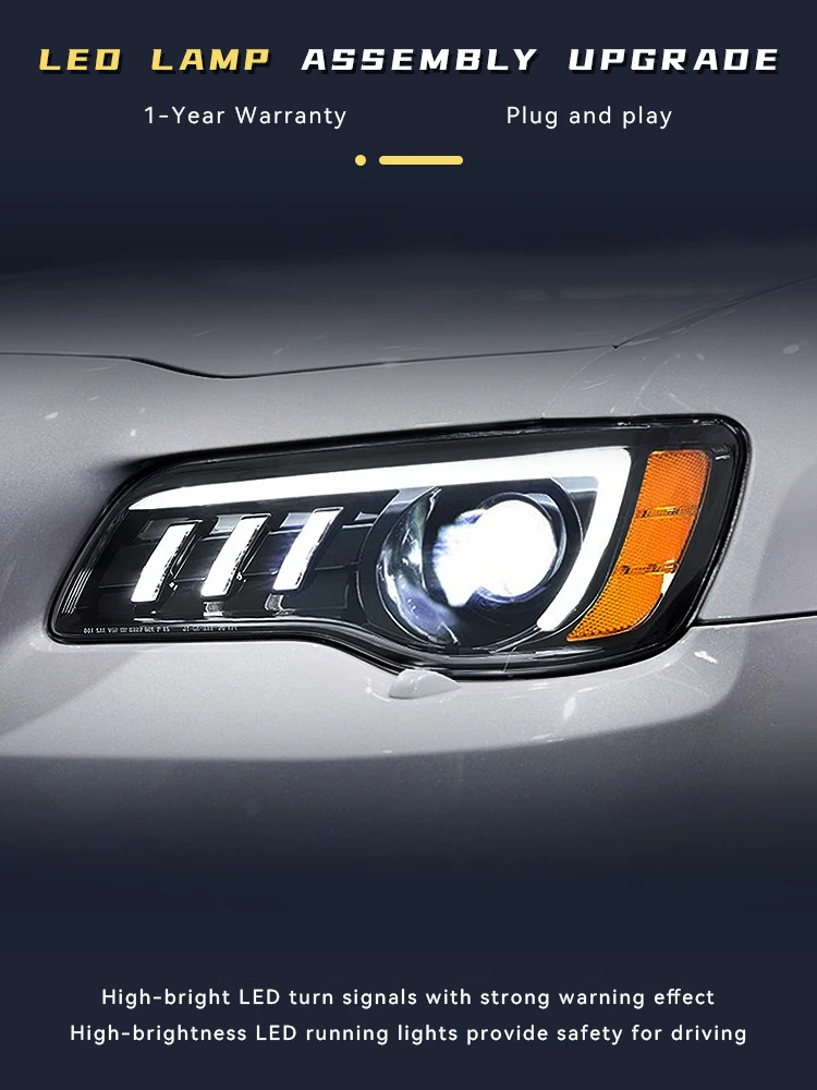 Автомобильные аксессуары для Chrysler 300C 2011-2017 передняя зеркальная фара улучшенный