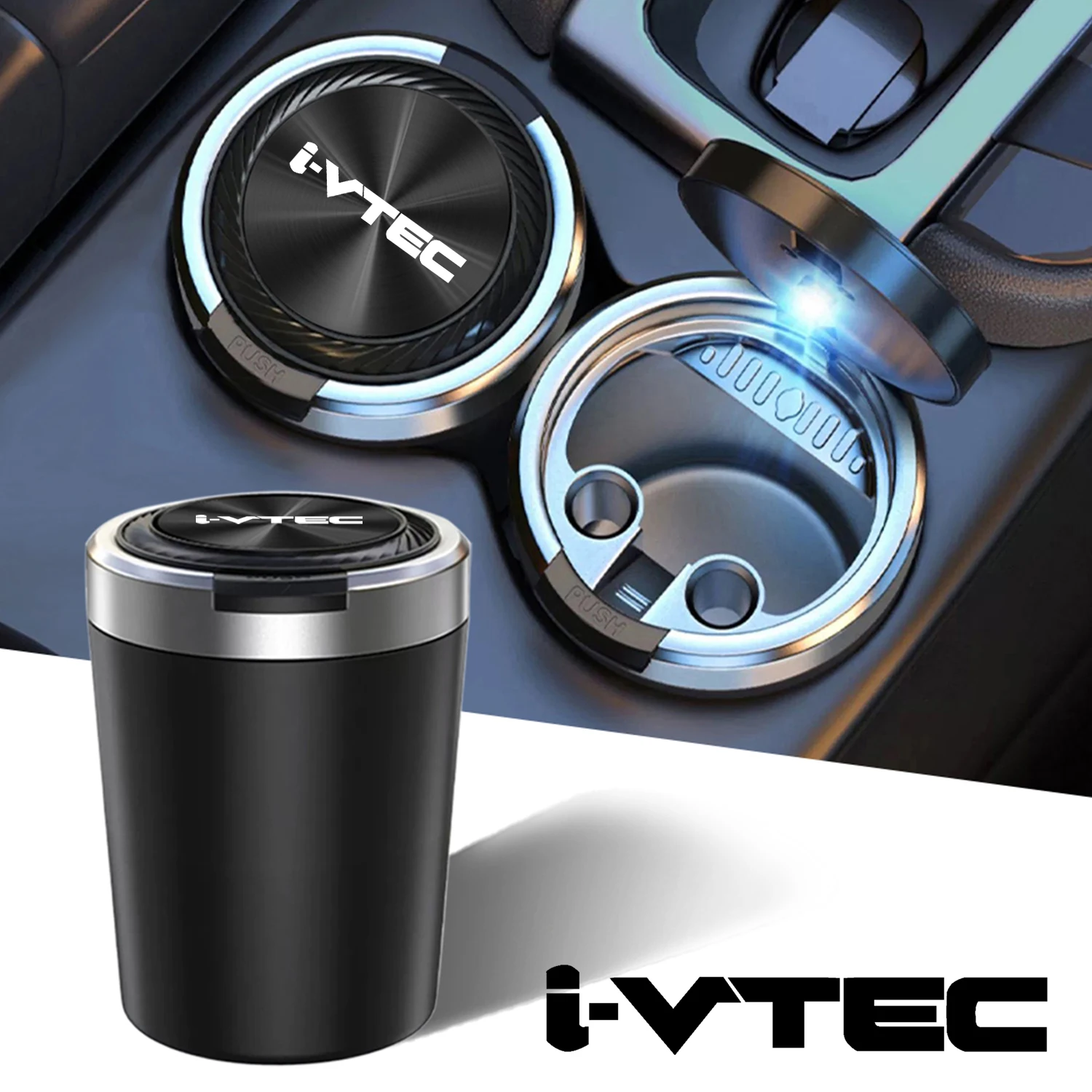 Автомобильная пепельница cenicero с текстурой автомобильных аксессуаров для Honda acura