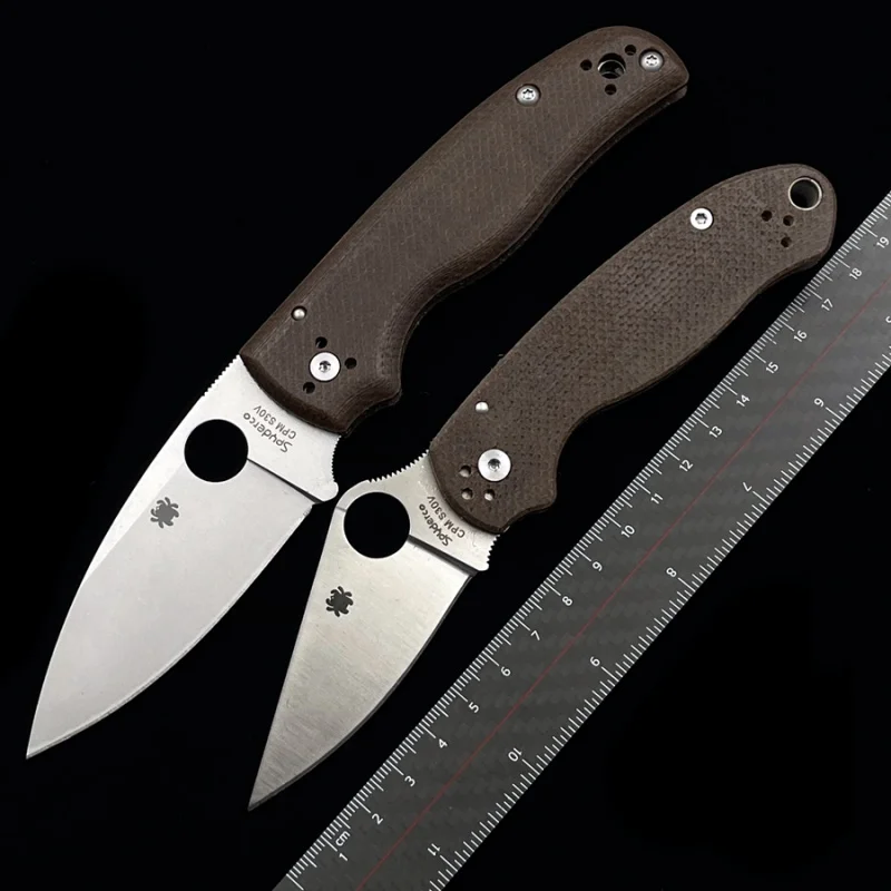

Spide C223 титановый сплав Mikata ручка Подшипник складной нож Кемпинг Охота карманный тактический самооборона EDC нож