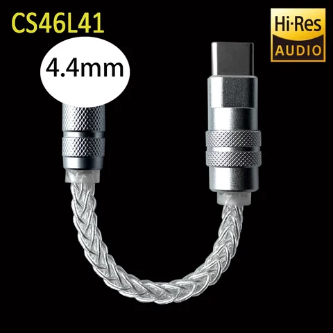 Tiandirenhe ЦАП CS46L41 аудиоадаптер Type-C на 3,5/2,5/4,4 мм