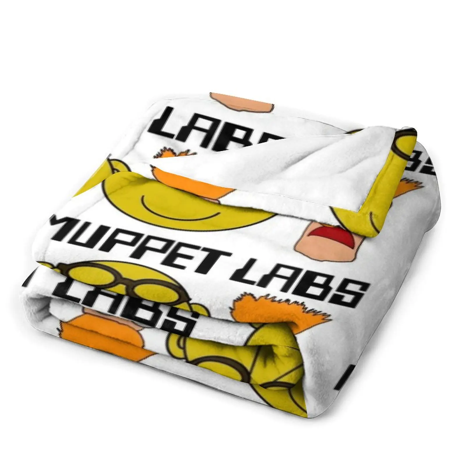 The Muppets - Dr. Bunsen Honeydew &amp Beaker Muppet Labs Плед Зимние кровати Мягкий плед на диване