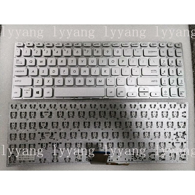 Фото Новая клавиатура для Asus Vivobook X512 X512FA X512DA X512U X512UA X512UB US Silver №1