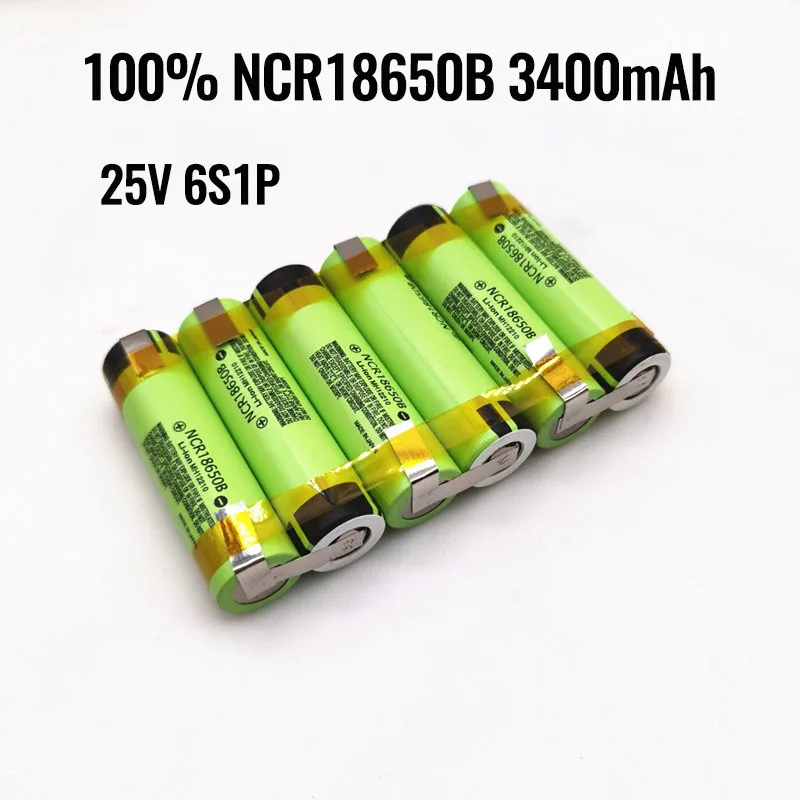 

Original NCR18650B 3400mh battery, 12V 16.8V 21V tool battery screwdriver battery, customized battery with welding electrode
