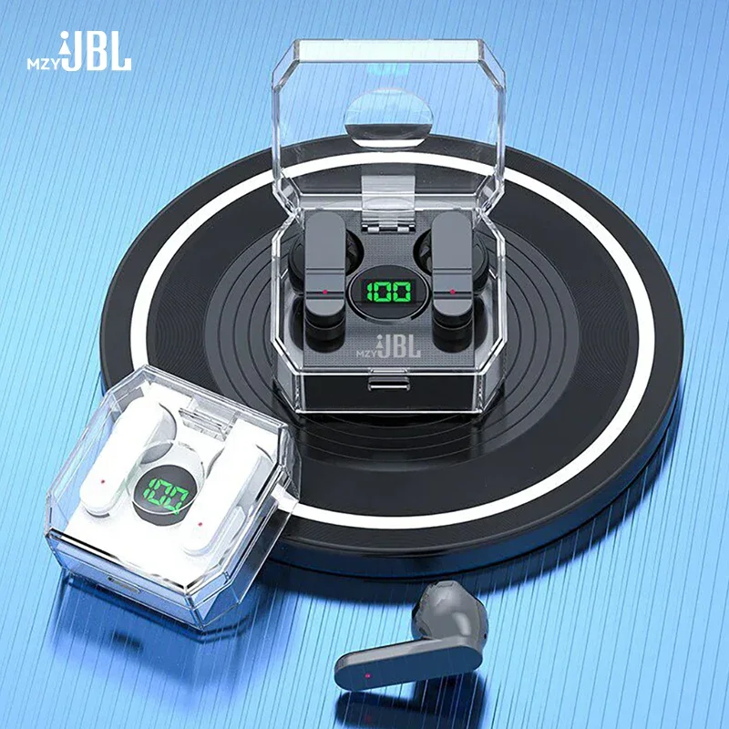 

mzyJBL Earphone Bluetooth 5.3 Wireless Earbuds TWS Headset HiFi Stereo soundpeats LED Power Display in-Ear Earphones Headphones