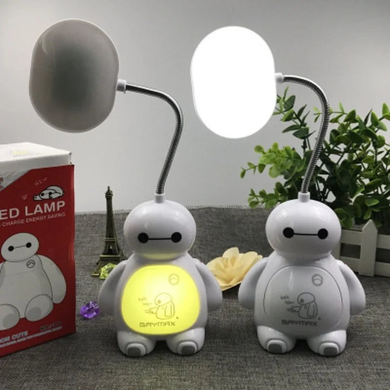 Светодиодный ночник с USB-зарядкой цветной RGB мини-мультяшный герой 6 BayMax подарок