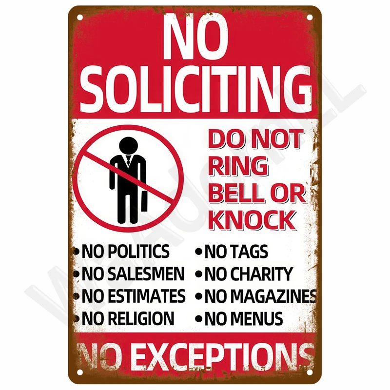 

Винтажная металлическая вывеска