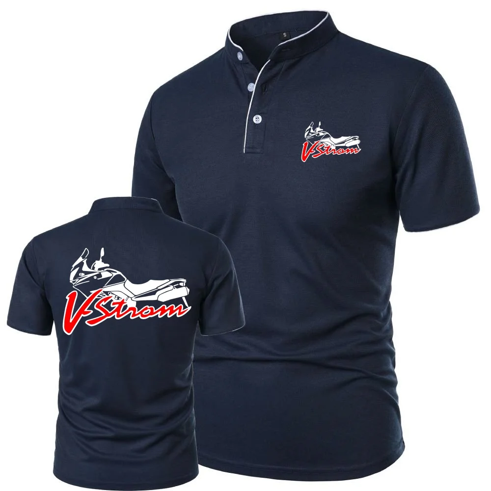 Рубашки поло V-Strom DL 650 мотоциклетная мужская футболка с короткими рукавами