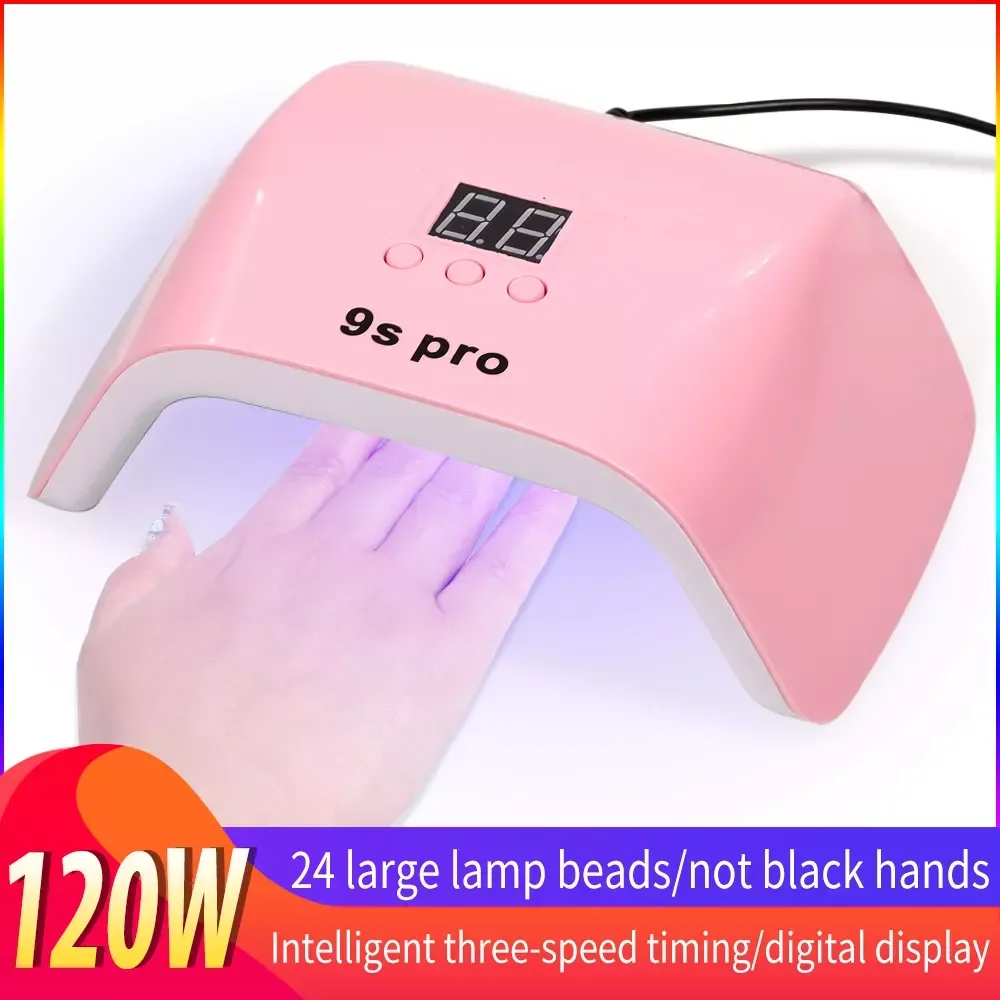 

NEW2023 3-Gear UV/LED Nail Gel Baking Lamp Adjustable Portable USB Nails UV Lamp For Gel Varnish Fast Curing Manicure Gel