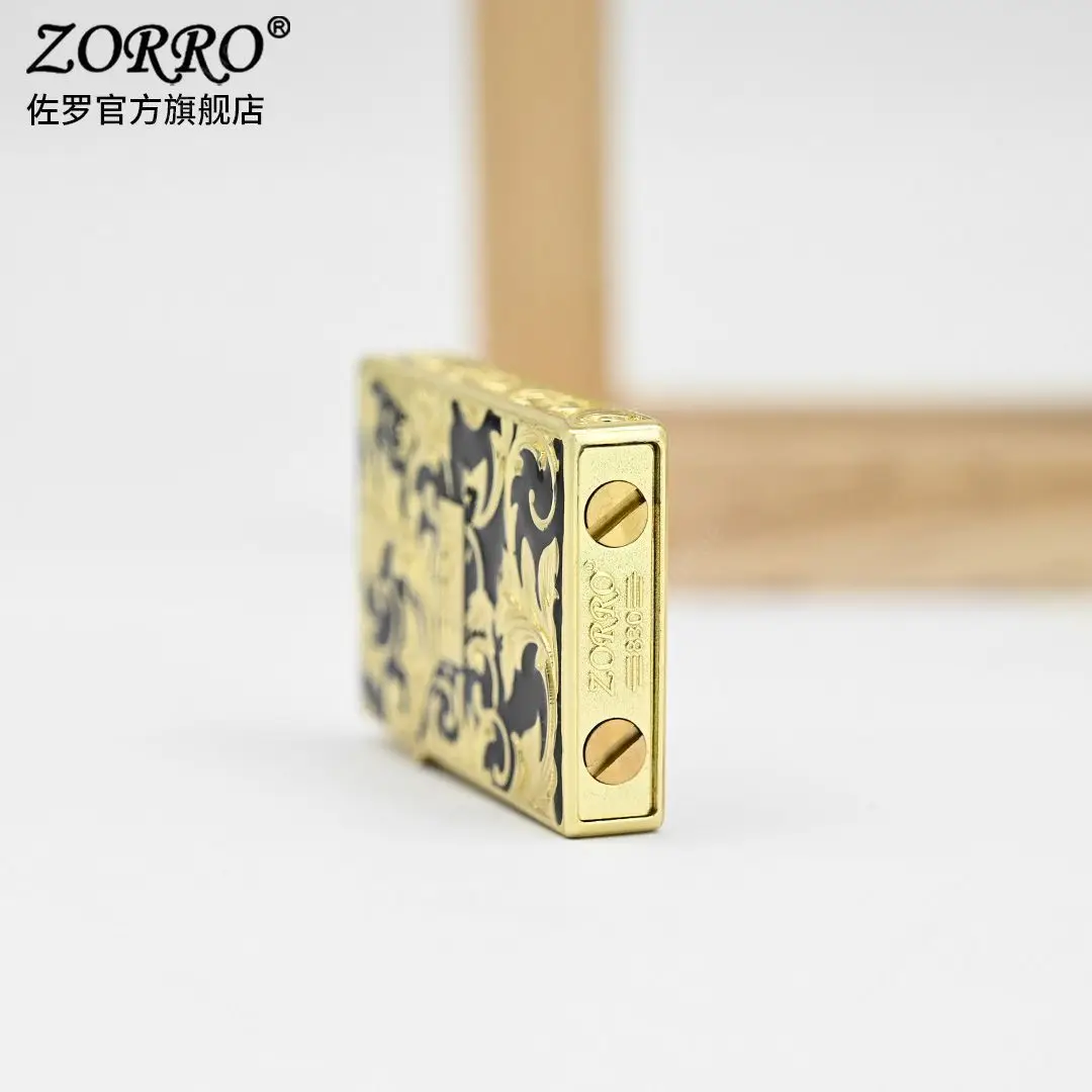 Фото 2026 ZORRO 830 новая ультратонкая газовая зажигалка, портативная ультратонкая зажигалка с абразивным колесиком, аксессуары для сигарет, мужской подарок №3