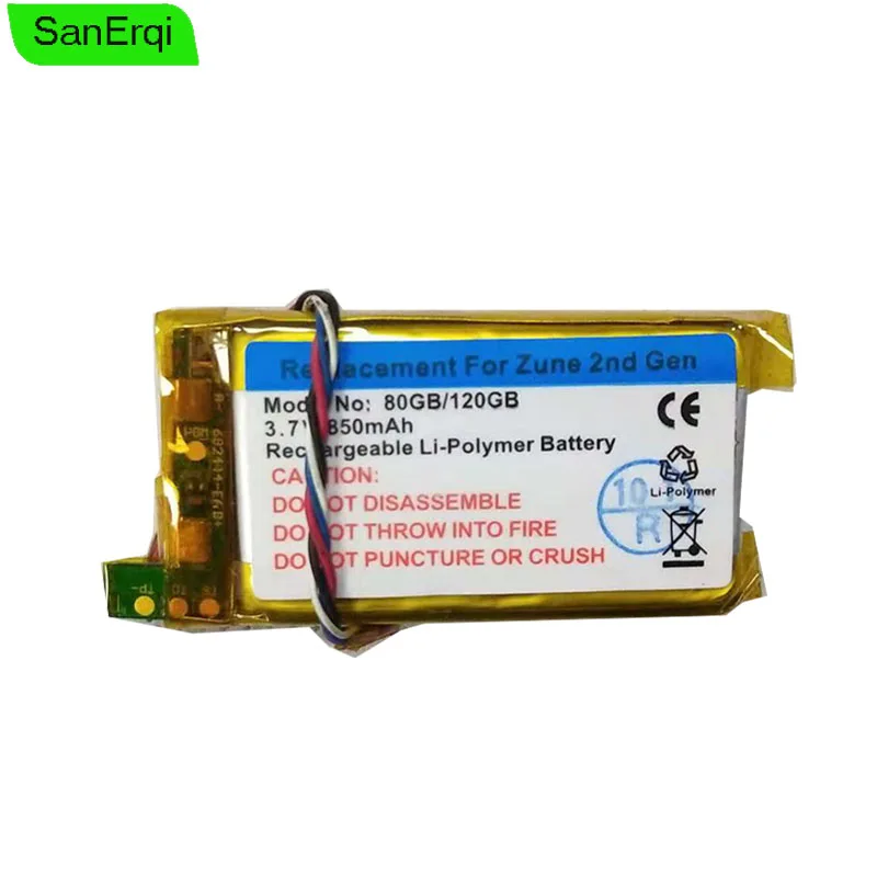 Аккумулятор для Microsoft Zune 2nd Gen 80 ГБ 120 сменный аккумулятор мА