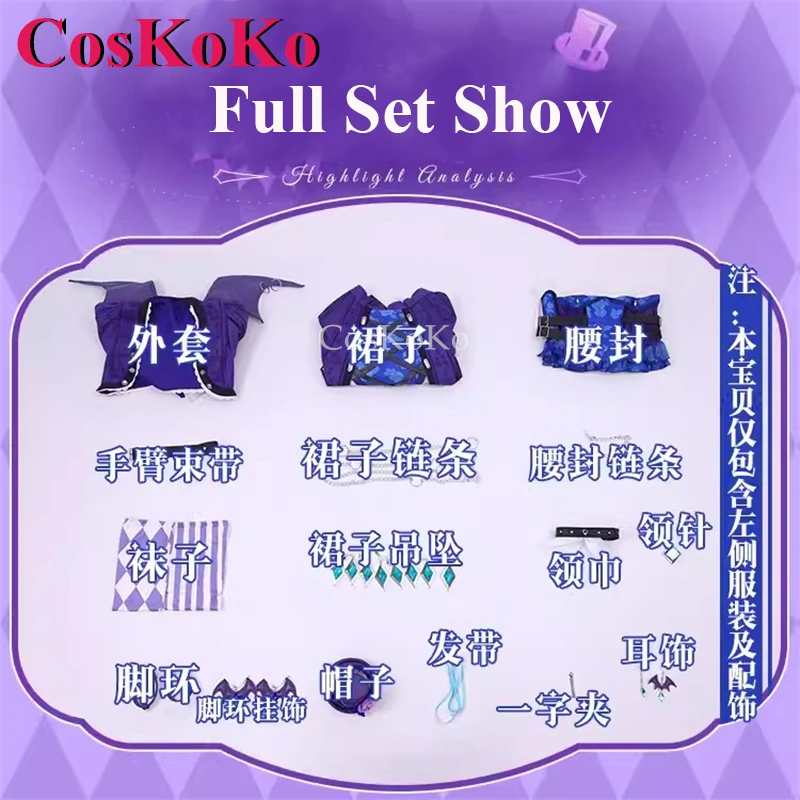 CosKoKo Todo Yurika косплей игры Aikatsu костюм горный сладкий Готический официальный на