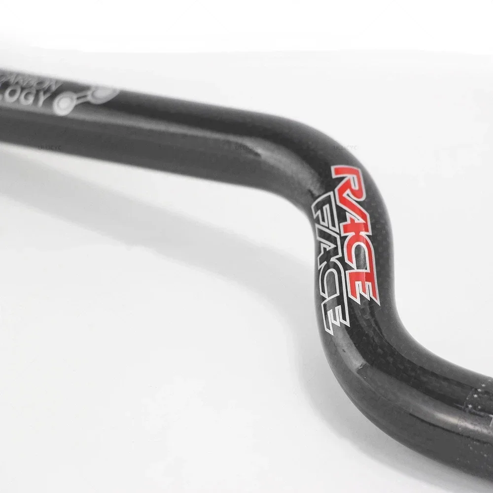 Фото Карбоновый руль Carbon Riser для MTB и BMX, глянцевый, NEXT Race Face, диаметр 31,8 мм, 25,4 мм, диаметр от 560 мм до 700 мм №4
