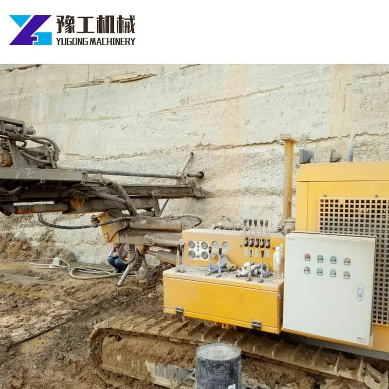 Гусеничная установка для ударного бурения YUGONG вниз