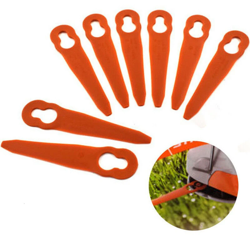 

Blade Trimmer Plastic Cutter 32 PCS Lawn Mower 4008 007 1000 Grass Accessories For Stihl PolyCut 2-2 Replacement