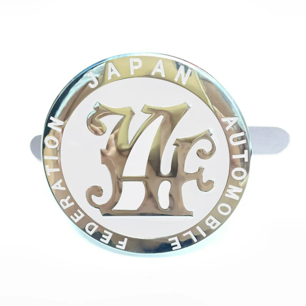 Japan автомобильная федерация передний Гриль значок jdm JAF металлическая эмблема