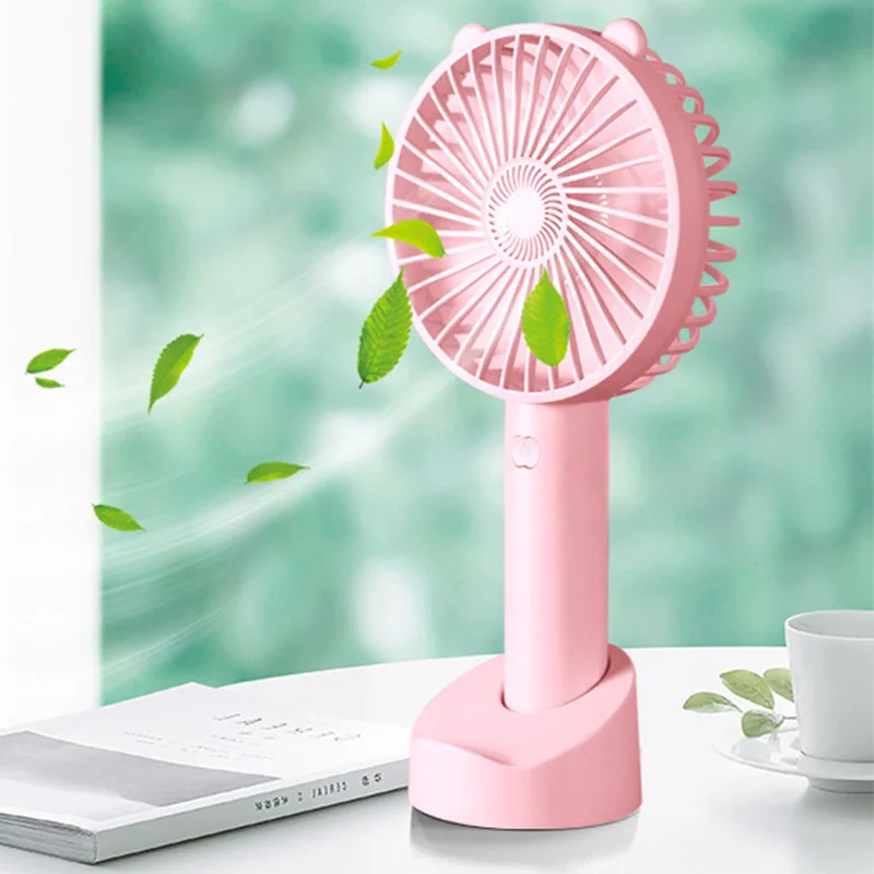 A Summer Three-Gear Adjustment Noiseless Small Fan Mobile Phone Bracket Neutral Left and Right Shaking Head |