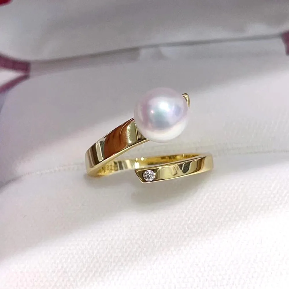 

Кольцо из серебра 925 пробы с открытым держателем для ювелирных изделий, 8-10 мм