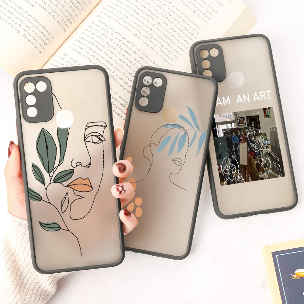 

Woman Art Painting Case for Infinix Note 10 Pro Case for Hot 11 11s 10 lite 9 Play 8 Smart 4 Case Infinx Samrt 5 Spark 4 Covers