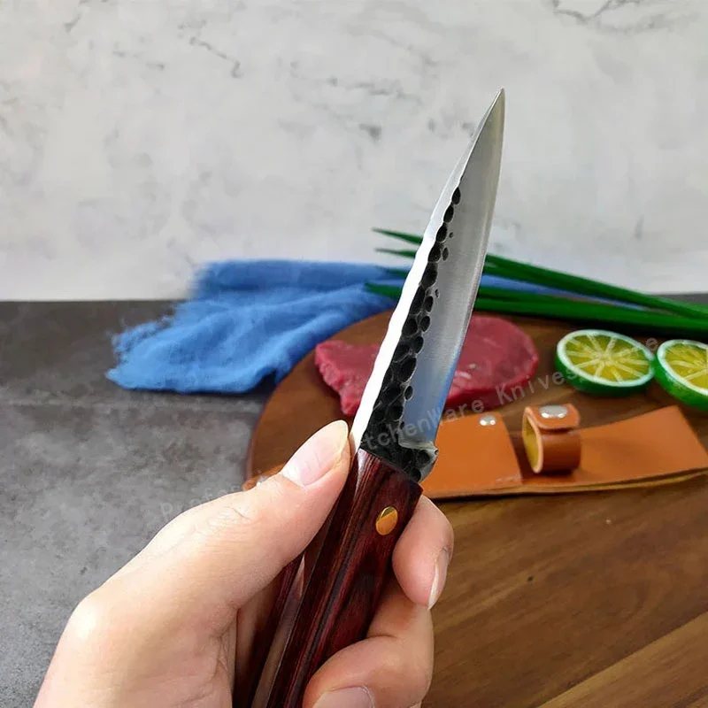 Ручные кованые ножи для обвалки мяса tasaki из нержавеющей стали приготовления пищи