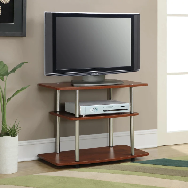

Designs2Go No Tools 3 Tier TV Stand, Cherry