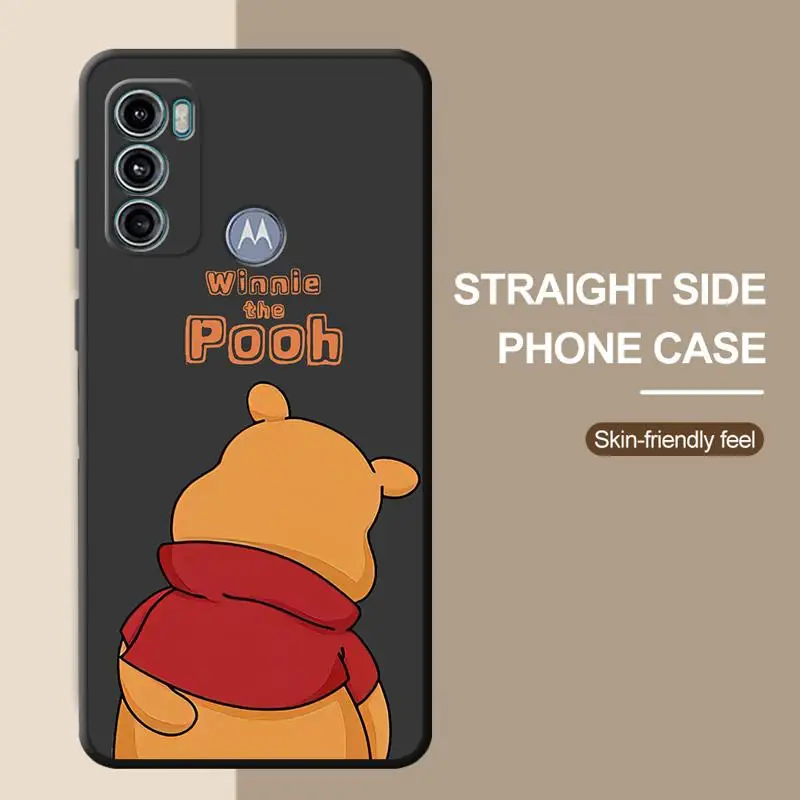 phone Cases for Motorola Moto G22 G51 5G case G30 G9 Power 30 G73 G32 G200 fundas Antiscratch cover Disney Pooh Stitch Angie Sac
