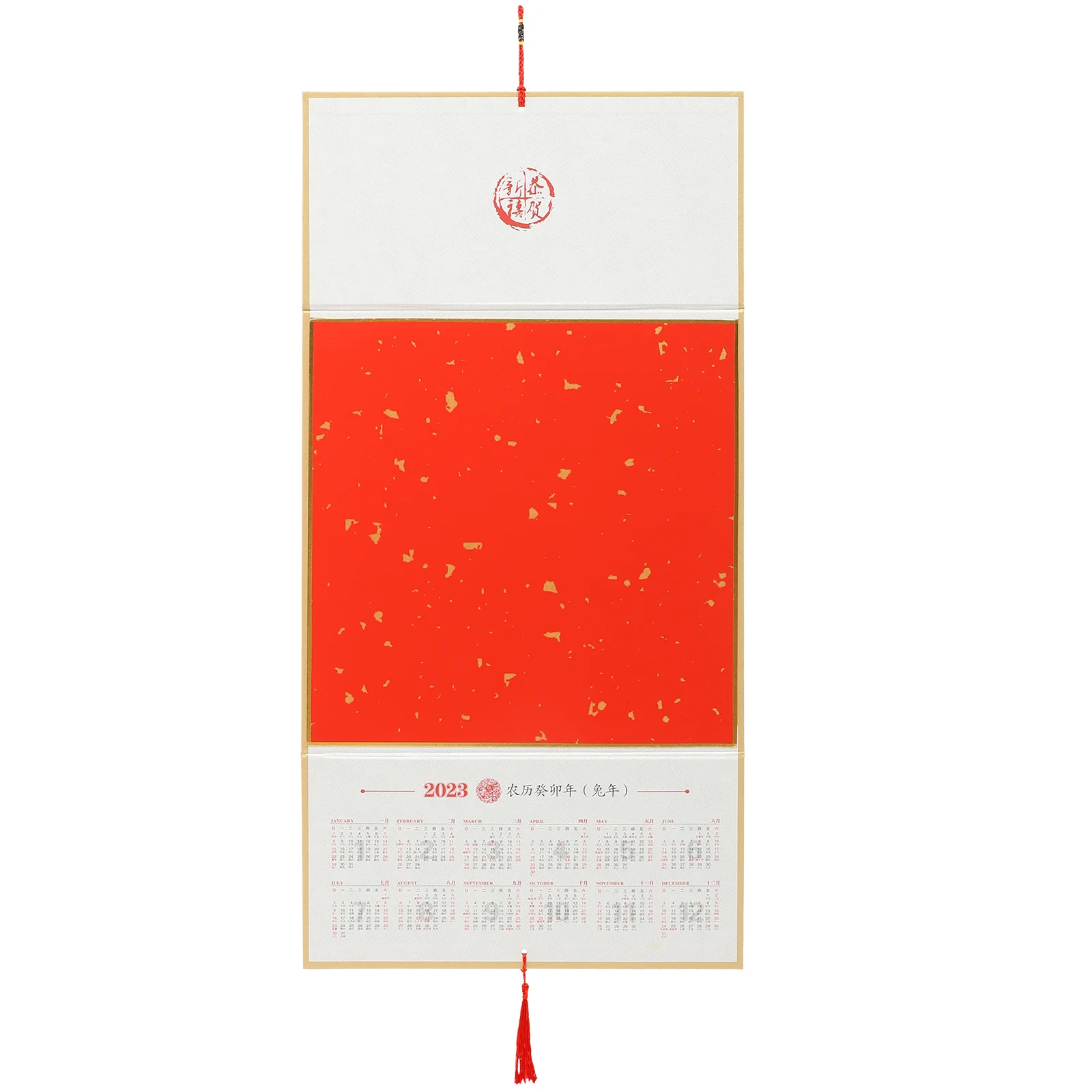 

1 Set Thick Paper Lunar Calendar 2023 Moon Calendar 2023 Calendar Hanging Lunar Calendar for Decor Living Room Home Office