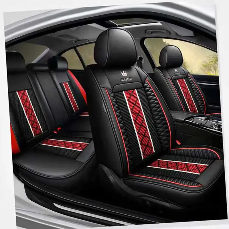 

Universal Leather Car Seat Cover Car Seat Protector Comfortable Breathable Car Seat Cushion for Car SUV Pickup Truck Car Supplie