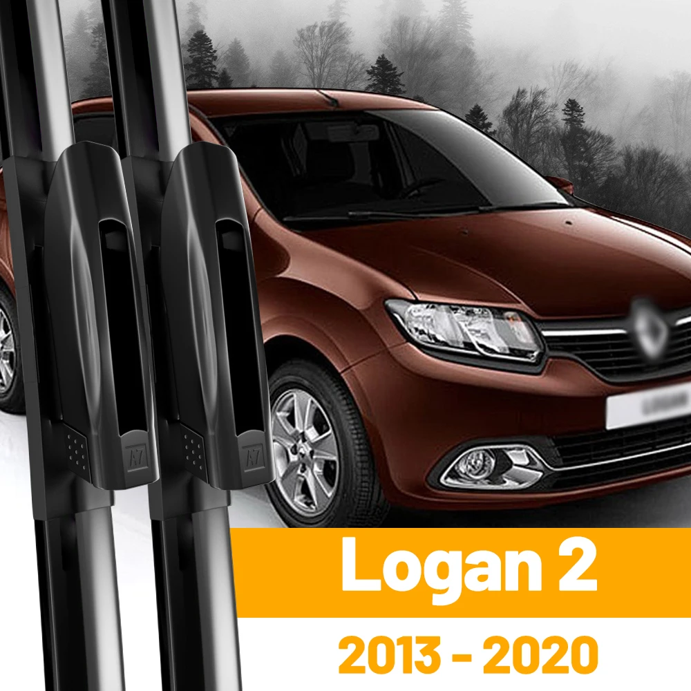 

Комплект Щеток Стеклоочистителя LECIBUBI Для Renault Dacia Logan 2 II MK2 2013-2020, 22'' + 19'', Из Натурального Каучука