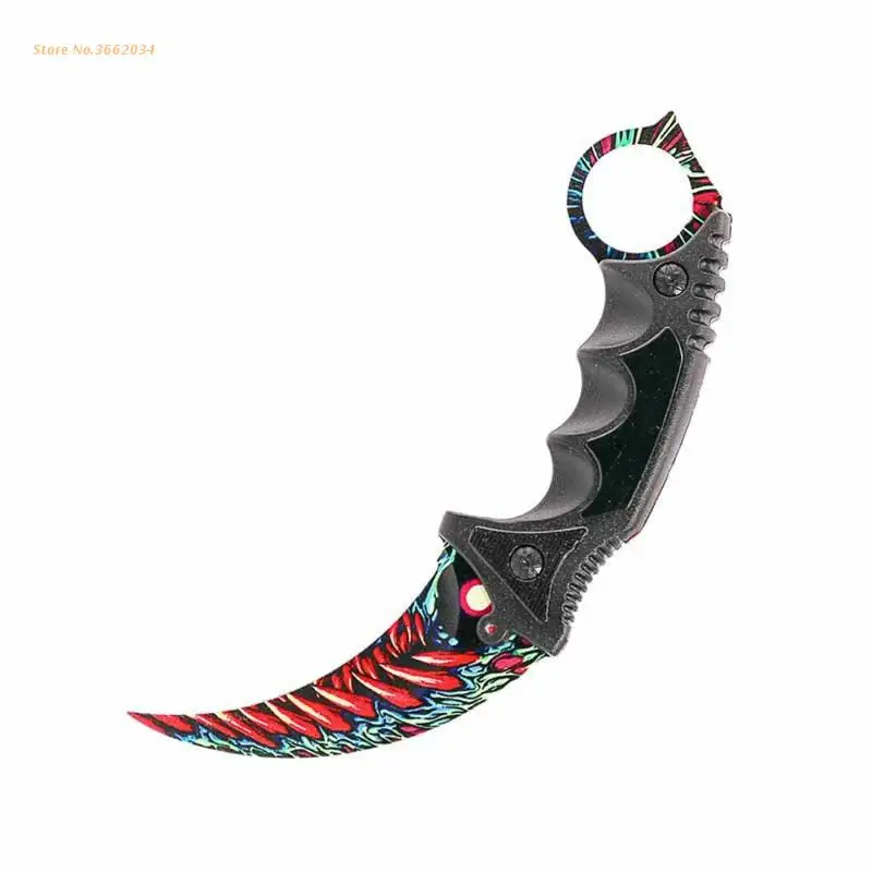 Цветная кожа коготь нож тонкая фотография креативная Солнцезащитная наклейка