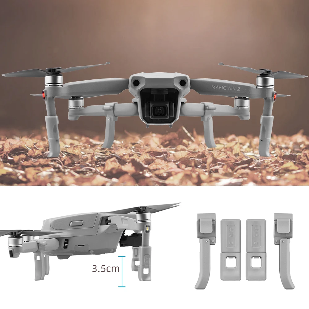 

Extended Landing Gear For Mavic Air 2 Leg Support Protector Extension Fit for Mavic Air 2 Drone Accessories