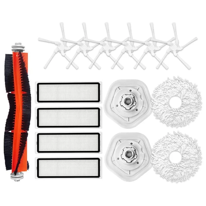 

Main Side Brush Filter Mop Cloth Holder Mop Pads For Xiaomi Dreame Bot W10 W10 Pro Robot Vacuum Cleaner Replacement