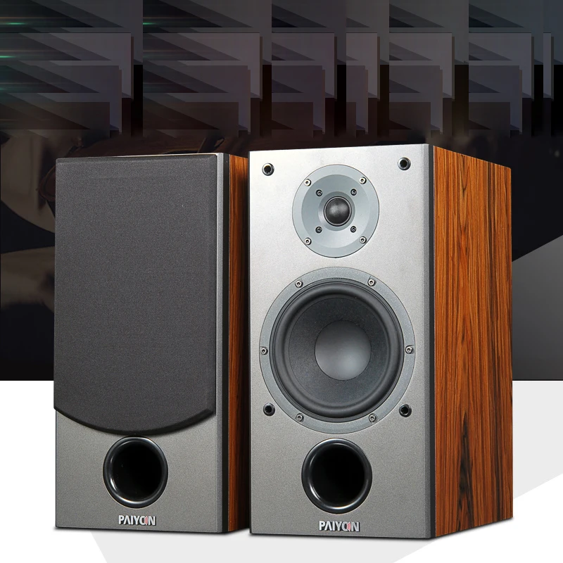 

200W 8Ω P4 Bookshelf Speakers Wooden Monitor Two-Way Passive Fever Hifi Home Theater System Music Sound Front Speaker 6.5 Inch